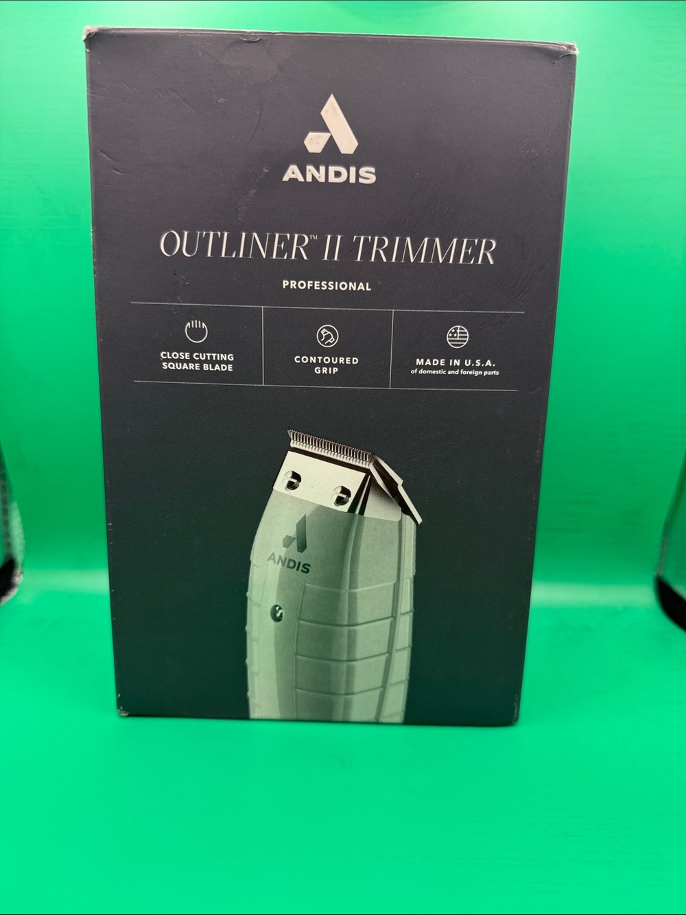 Andis Outliner II Trimmer - Black and Silver